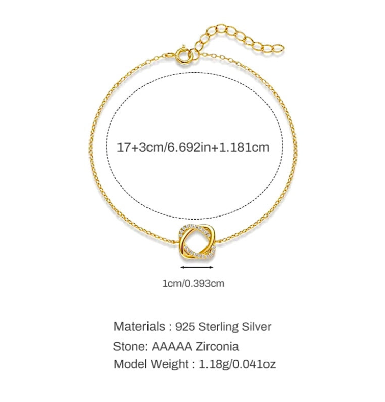 Viola S925 Silber Armband