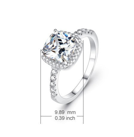 Lumière Moissanit-Ring S925 Silber