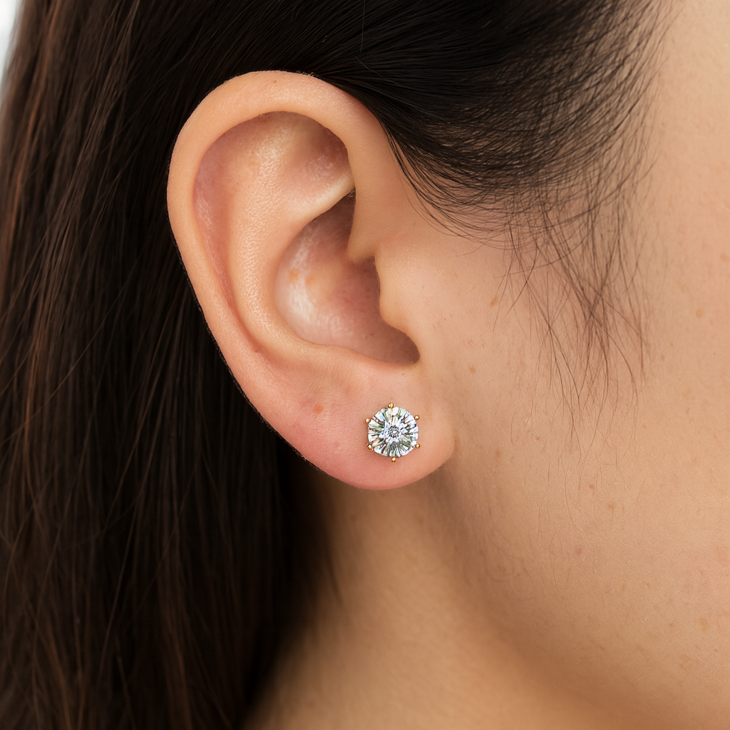 Soléa Moissanite – S925 Ohrstecker