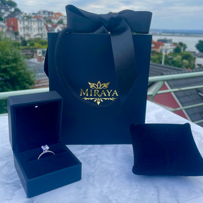 Radiant Halo Ring S925 Silber