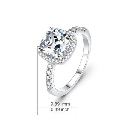 Lumière Moissanit-Ring S925 Silber