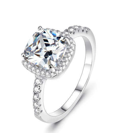 Lumière Moissanit-Ring S925 Silber