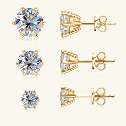 Soléa Moissanite – S925 Ohrstecker